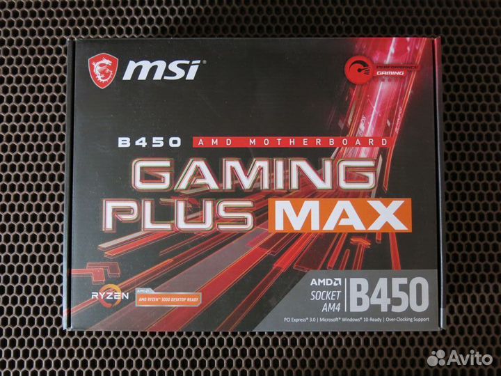 MSI B450 Gaming Plus MAX (AM4, новая)