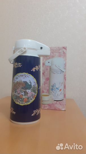 Термос с помпой СССР