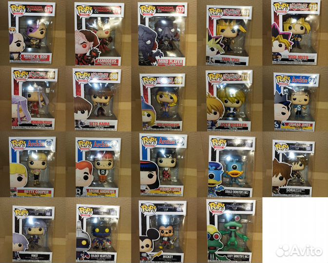 Фигурки Funko POP Yu:Gi:Oh, Archie, D&D, Kingdom
