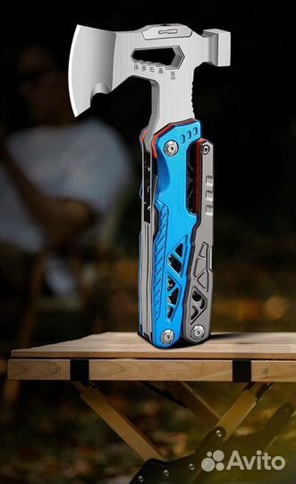 Мультитул топор туристический 19в1 нож пассатижы