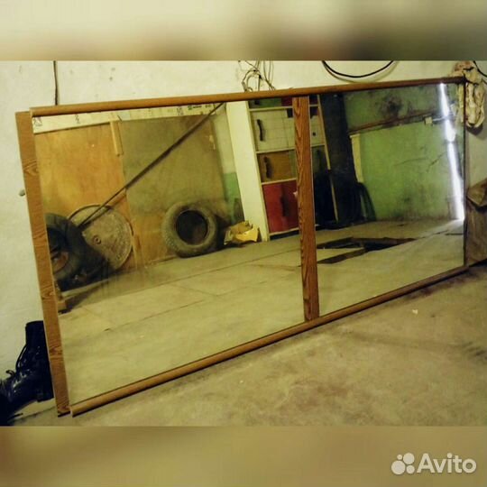 Зеркало большое в дереве, помощь в доставке