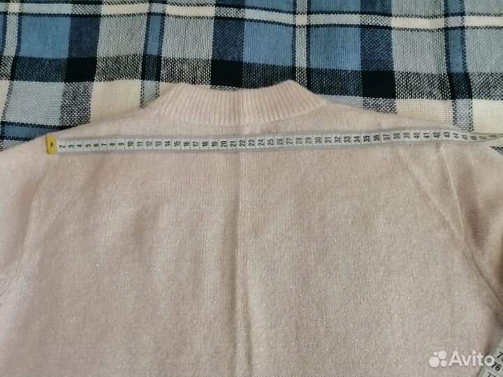 Кофта свитер полувер бежевый 50-52 размер