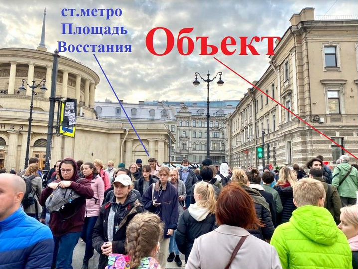 382м² суперпрох в центре м.Площадь Восстания