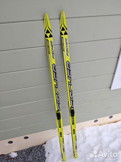 Лыжи беговые fisher 160 см