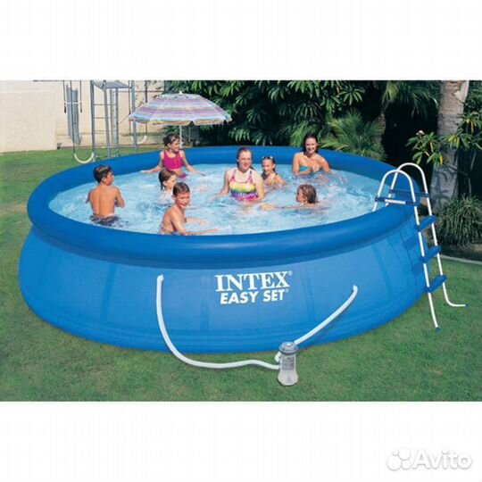 Бассейн Easy Set 4,57х1,22м +фильтр-насос 220в (26