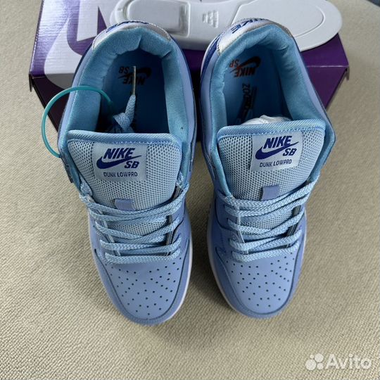Кроссовки под заказ Nike Dunk Low SB Blue Fury