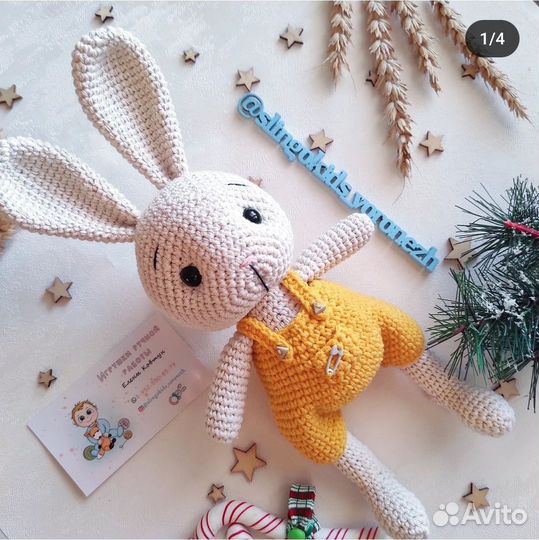 Зайка ручной работы