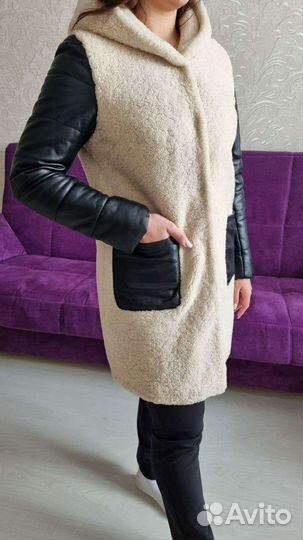 Дубленка натуральная женская р44- 46