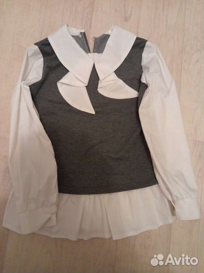 Рубашка школьная обманка