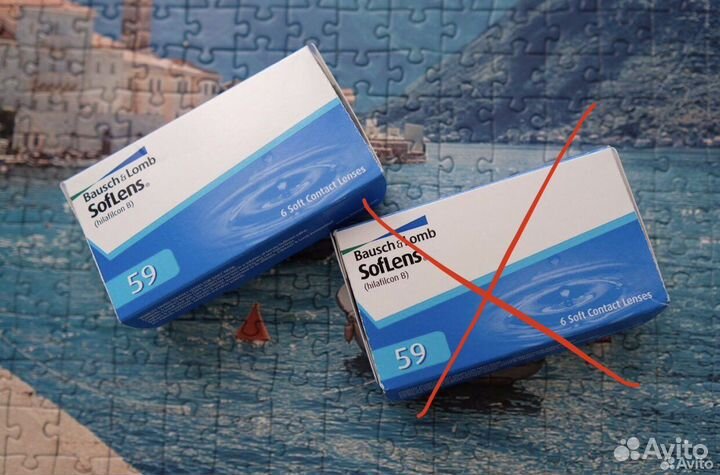 Контактные линзы на месяц 4 пары
