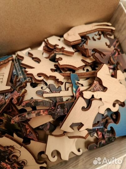 Деревянный пазл 105 деталей 280х200мм
