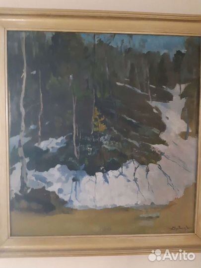 Картина маслом на холсте пейзаж