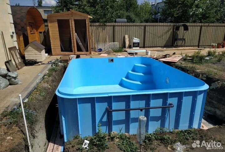 Пластиковый бассейн