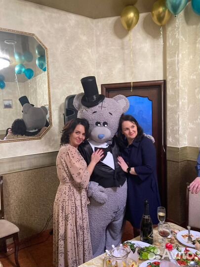 Ростовая кукла мишка тедди поздравит с торжеством