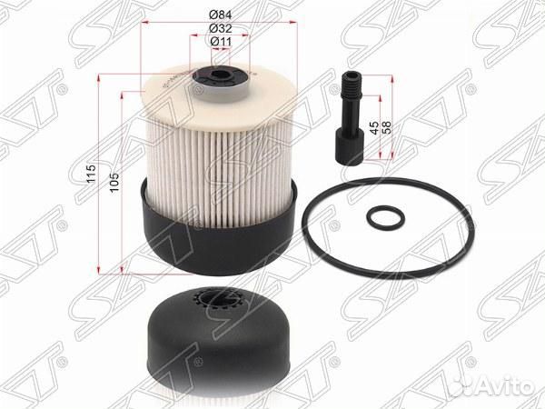 Фильтр топливный renault dokker 1.5 K9K 12/duster 1.5 K9K 10/logan 1.5 K9K 12