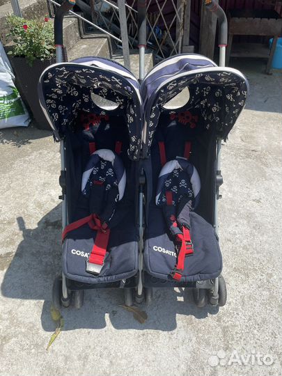 Коляска прогулочная для двойни