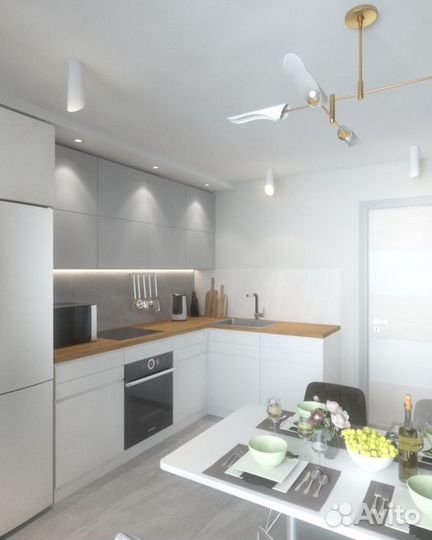 Кухонный гарнитур на заказ в рассрочку