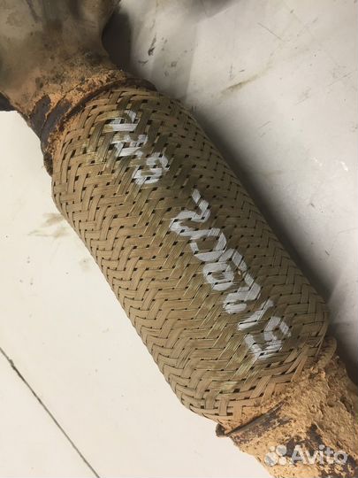 Приемная труба глушителя гофра (Hyundai Santa Fe)