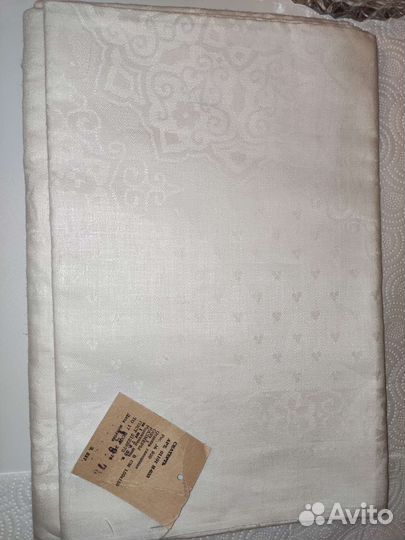 Скатерть льняная СССР новая
