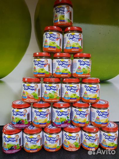 Фруктовое пюре агуша