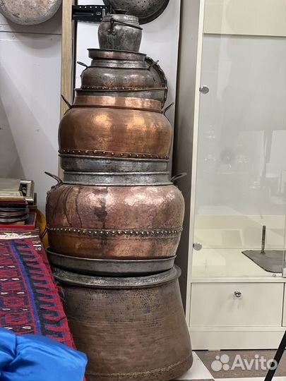 Старинные медные казаны, Дагестан. Антиквариат