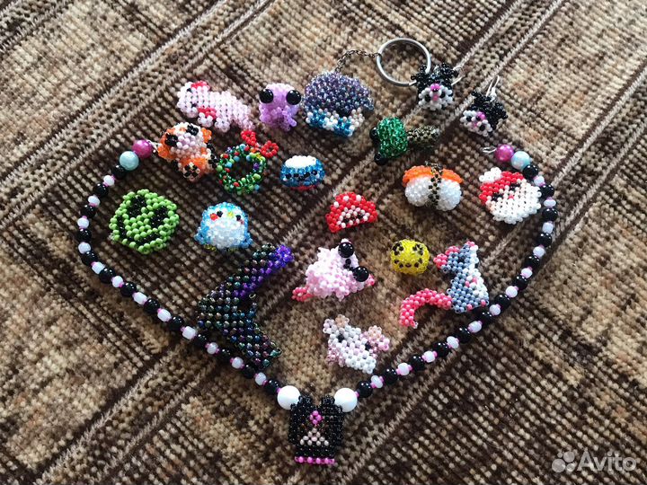 Фигурки из бисера амигуруми