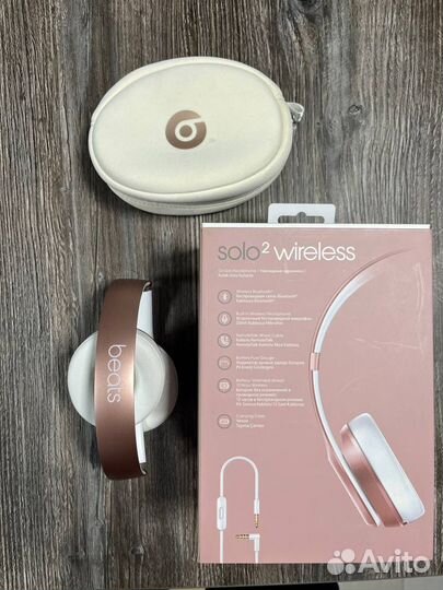 Наушники Beats Solo 2 Wireless Rose Gold