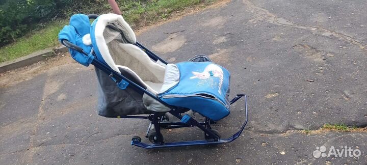 Детские санки коляска