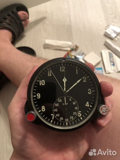 Авиационные часы 60чп в идеальном состоянии