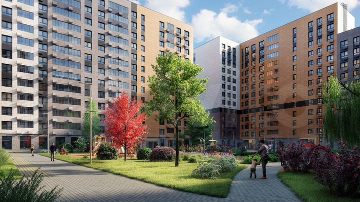 2-к. квартира, 56,7 м², 4/14 эт.