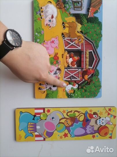 Рамки со вкладышами монтессори