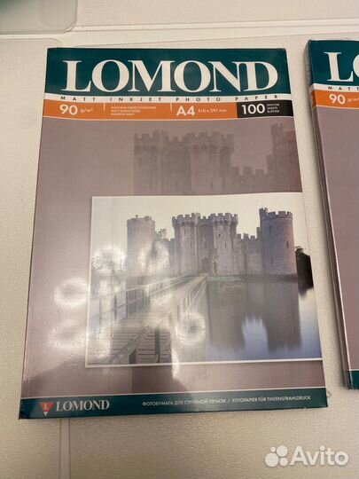 Фотобумага для струйной печати А4 lomond