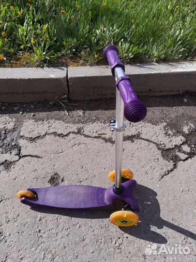 Самокат детский трехколесный бу