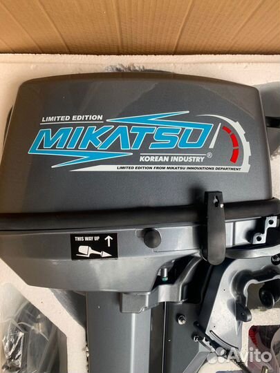 Новый лодочный мотор 9.8 mikatsu