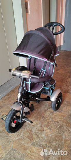 Велосипед коляска с ручкой