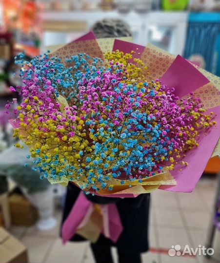 Букет из гипсофилы