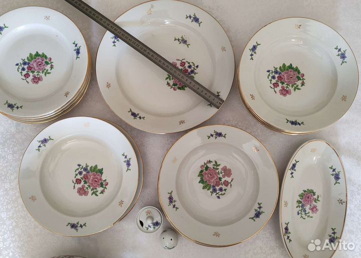 Столовый сервиз новый на 6 персон фарфор