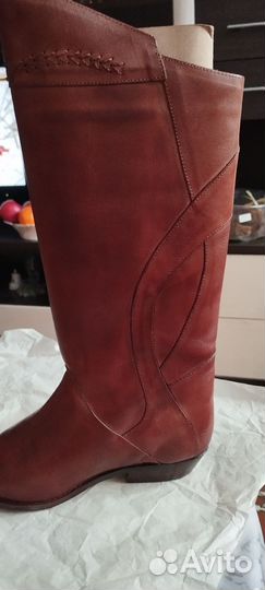 Сапоги женские натуральная кожа 36 разм
