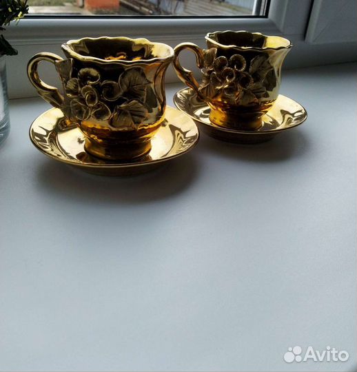 Чашечки кофейные красивые пара