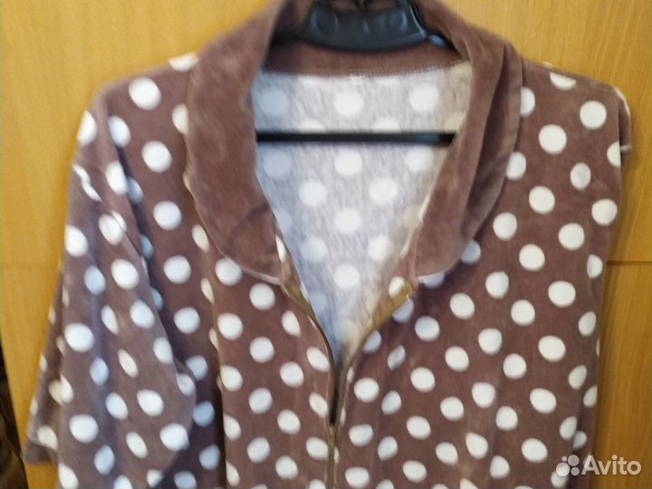 Халат женский, тёплый, велюровый 58-60р новый