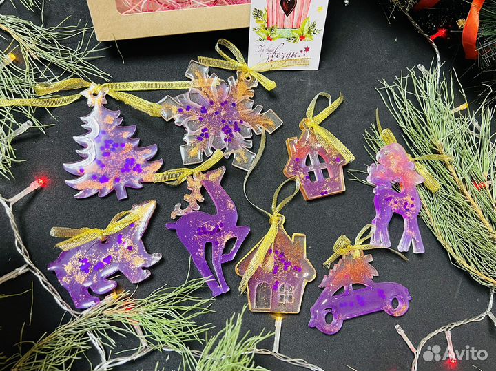 Набор елочных игрушек