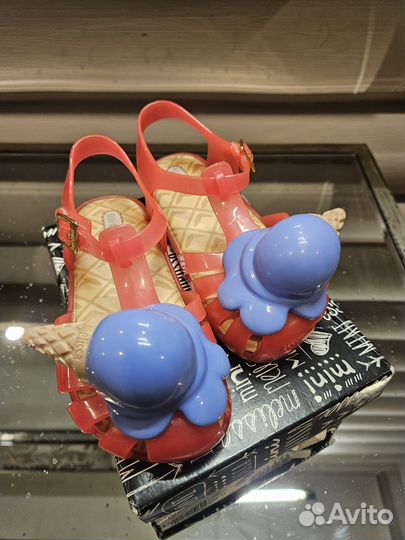 Mini Melissa босоножки резиновые с мороженным 27