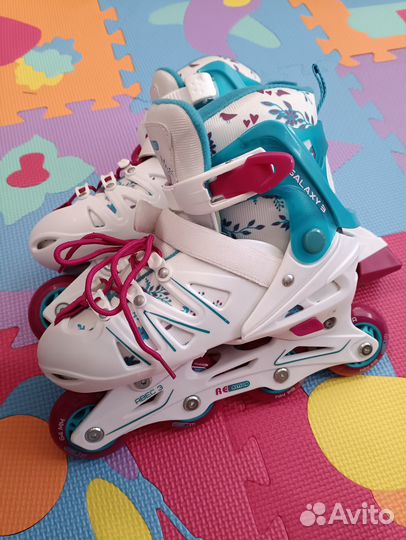 Новые Роликовые коньки ролики раздвижные + шлем
