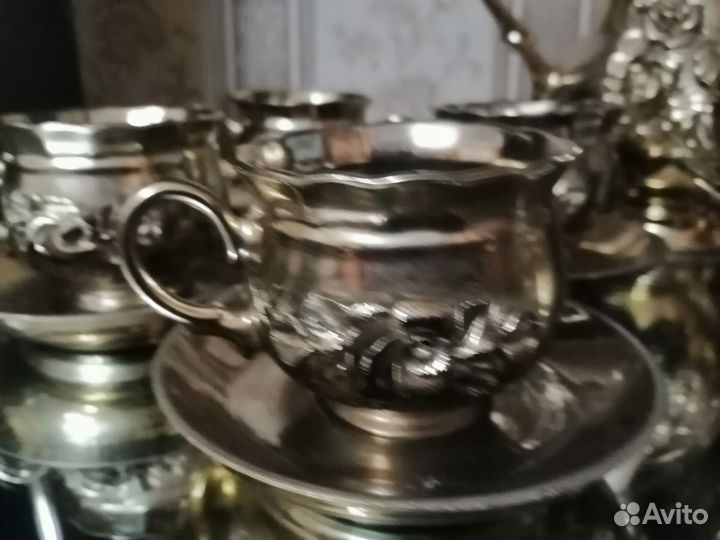 Набор кувшин, чашки, сахарница