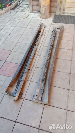 Накладки на пороги Mersedes GLE-Cupe