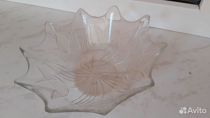 Салатник хрусталь