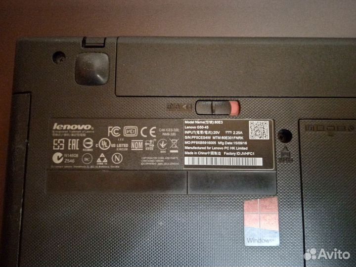 Ноутбук Lenovo G50-45