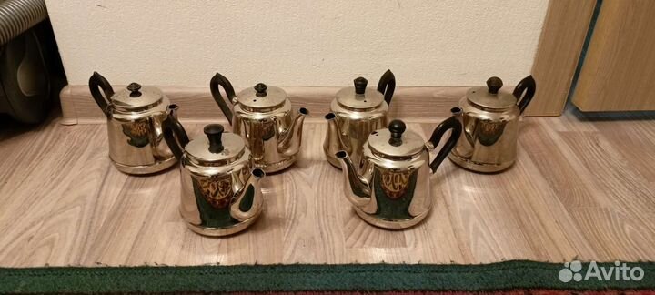 Чайник заварочный мельхиор, для самовара СССР