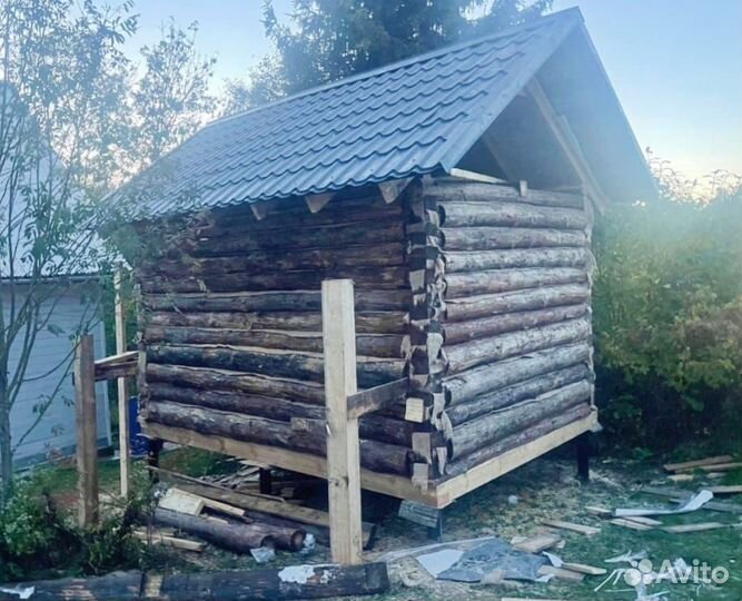 Сруб бани 3х3м, с Доставкой