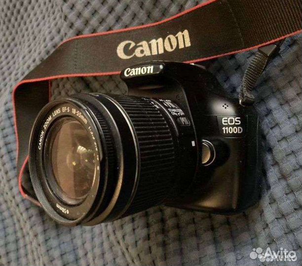 Зеркальный фотоаппарат canon eos 1100d